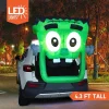 4.3ft Halloween Inflatable Zombie Car Decoration