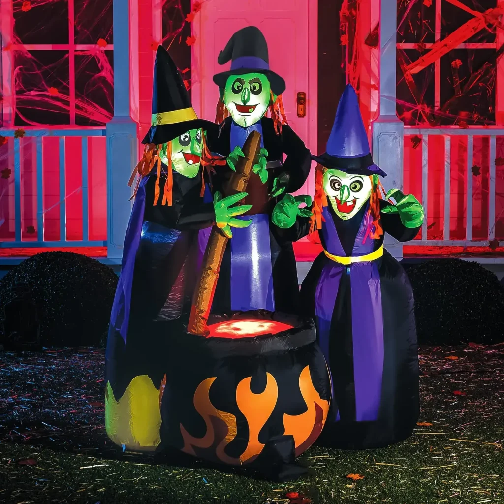 three-witch-around-cauldron-outdoor-inflatable