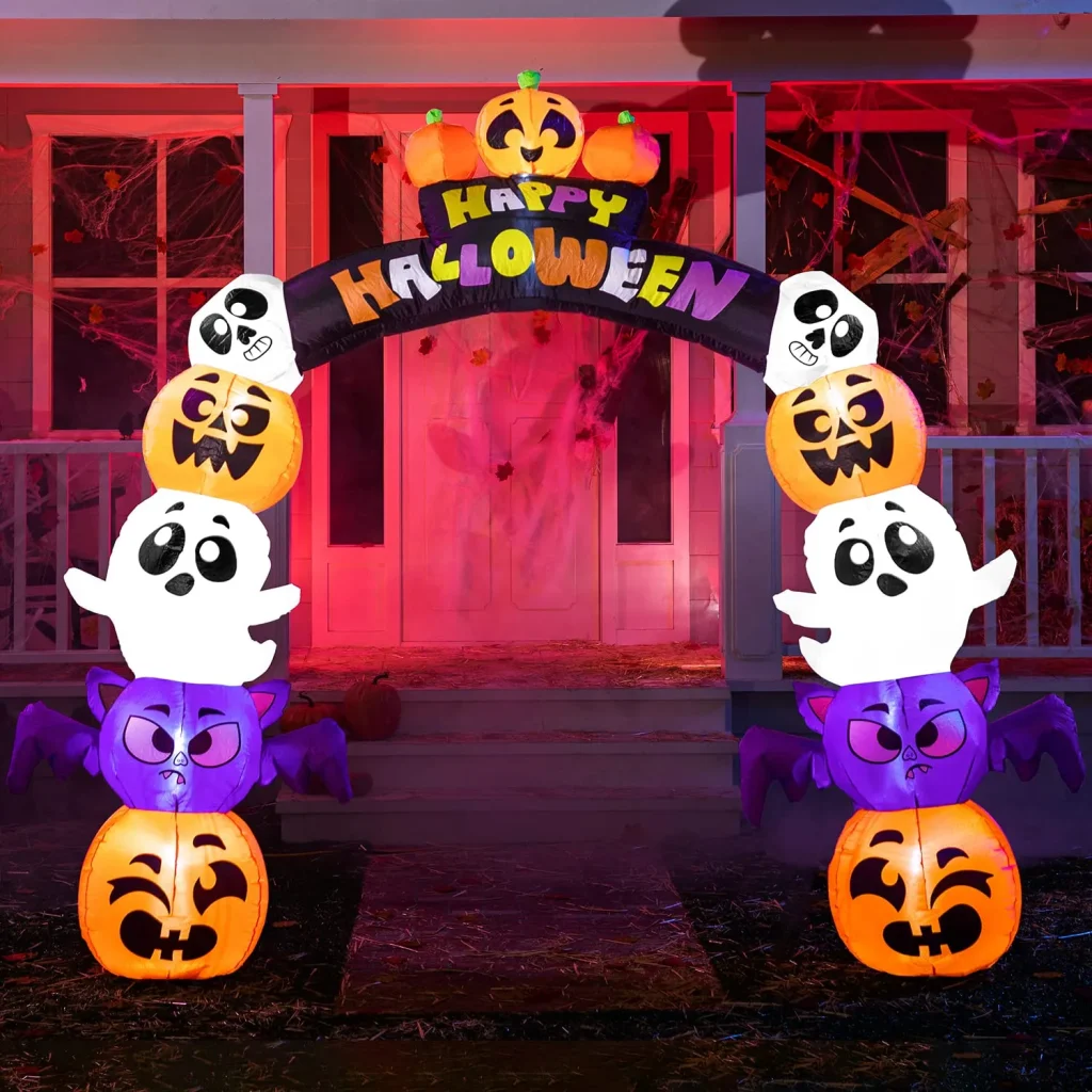 8ft-stack-pumpkin-ghost-bat-inflatable archways