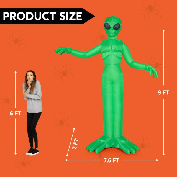 9ft Halloween Giant Inflatable Alien