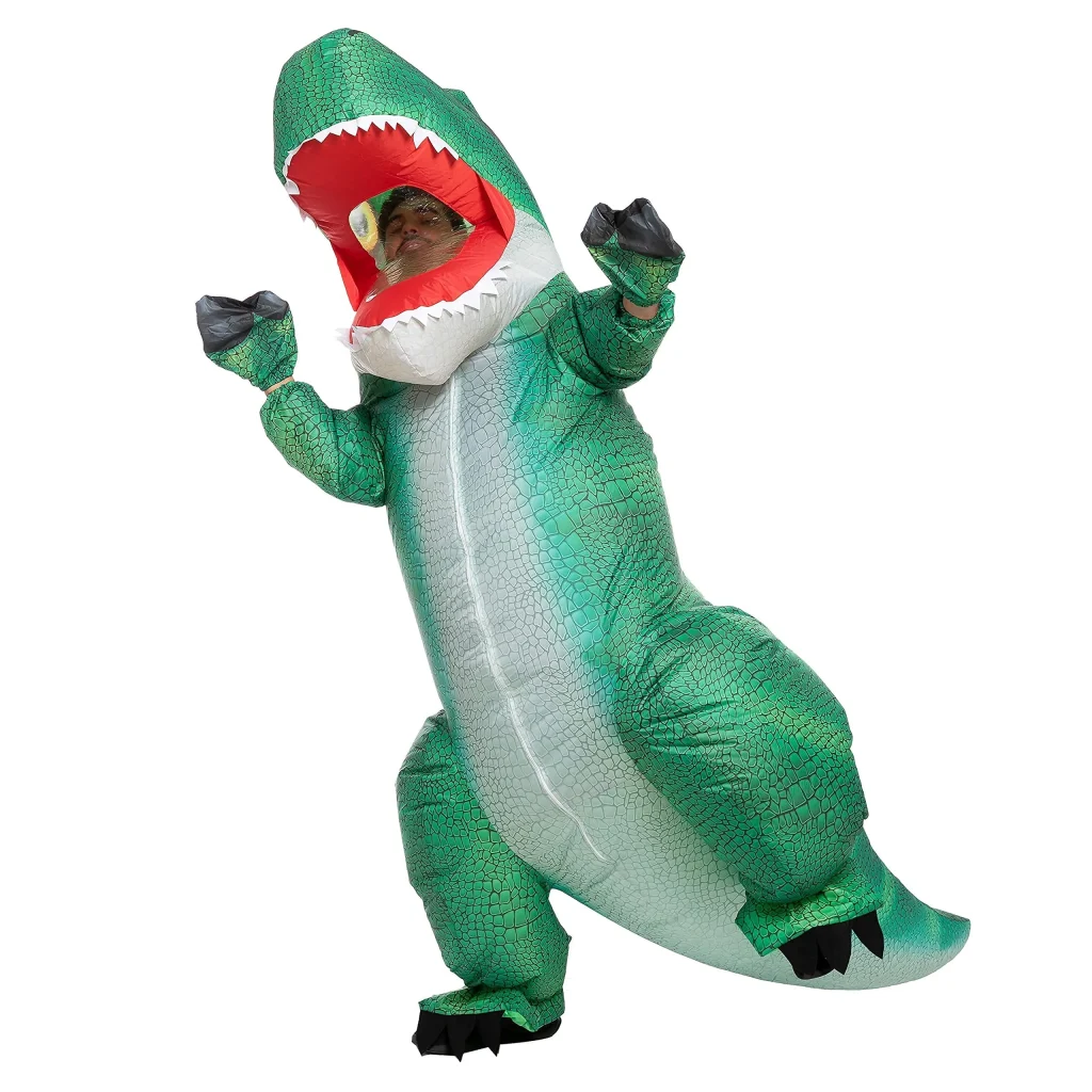 Halloween inflatable t rex costumes for adults