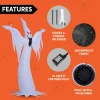 12.5ft Inflatable Halloween Ghost with Colorful LEDs
