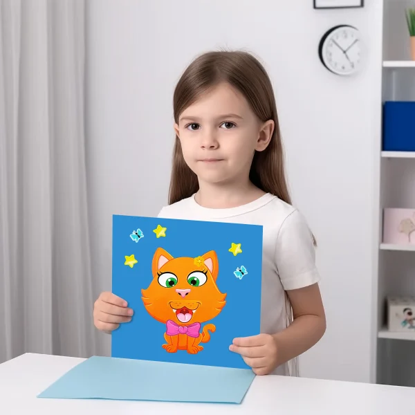 Kids 29pcs Animal Mix and Match Make A Face Stickers