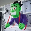 4.5ft Halloween Inflatable Zombie Broke Out from Window