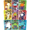 45Pcs Halloween Make A Face Stickers for Parties Decoration