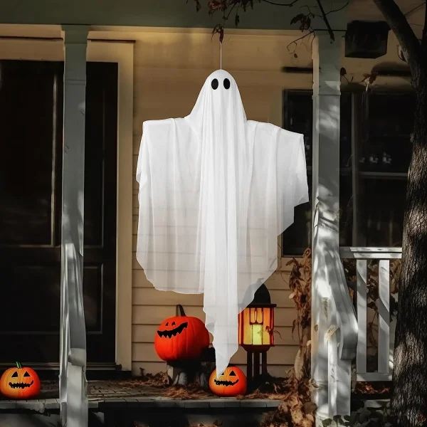 Halloween LED Light Up Hanging Ghost 47in