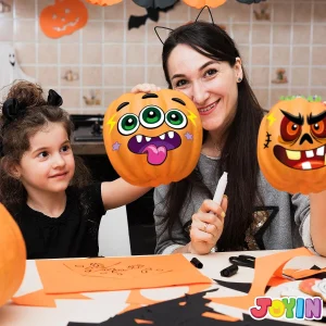 48pcs Halloween Pumpkin Decorating Stickers