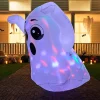 5ft Halloween Inflatable Ghost with Colorful Lights