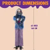 Halloween Standing Animated Zombie Decorations 63in
