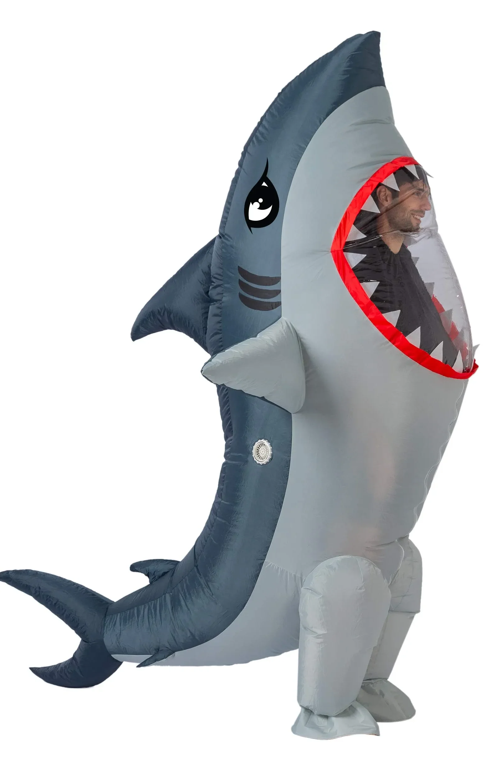 Shark inflatable costume shark