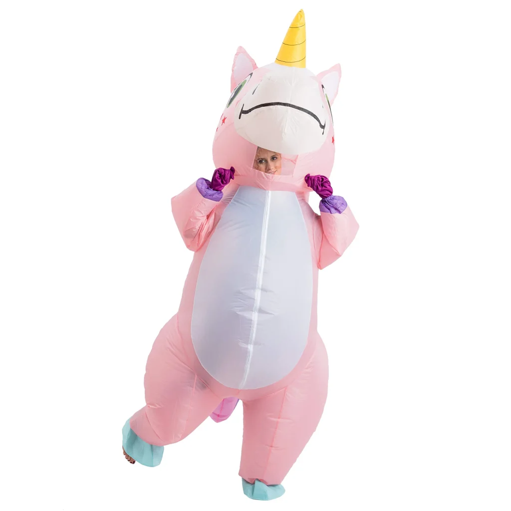 Pink Unicorn Inflatable Costume