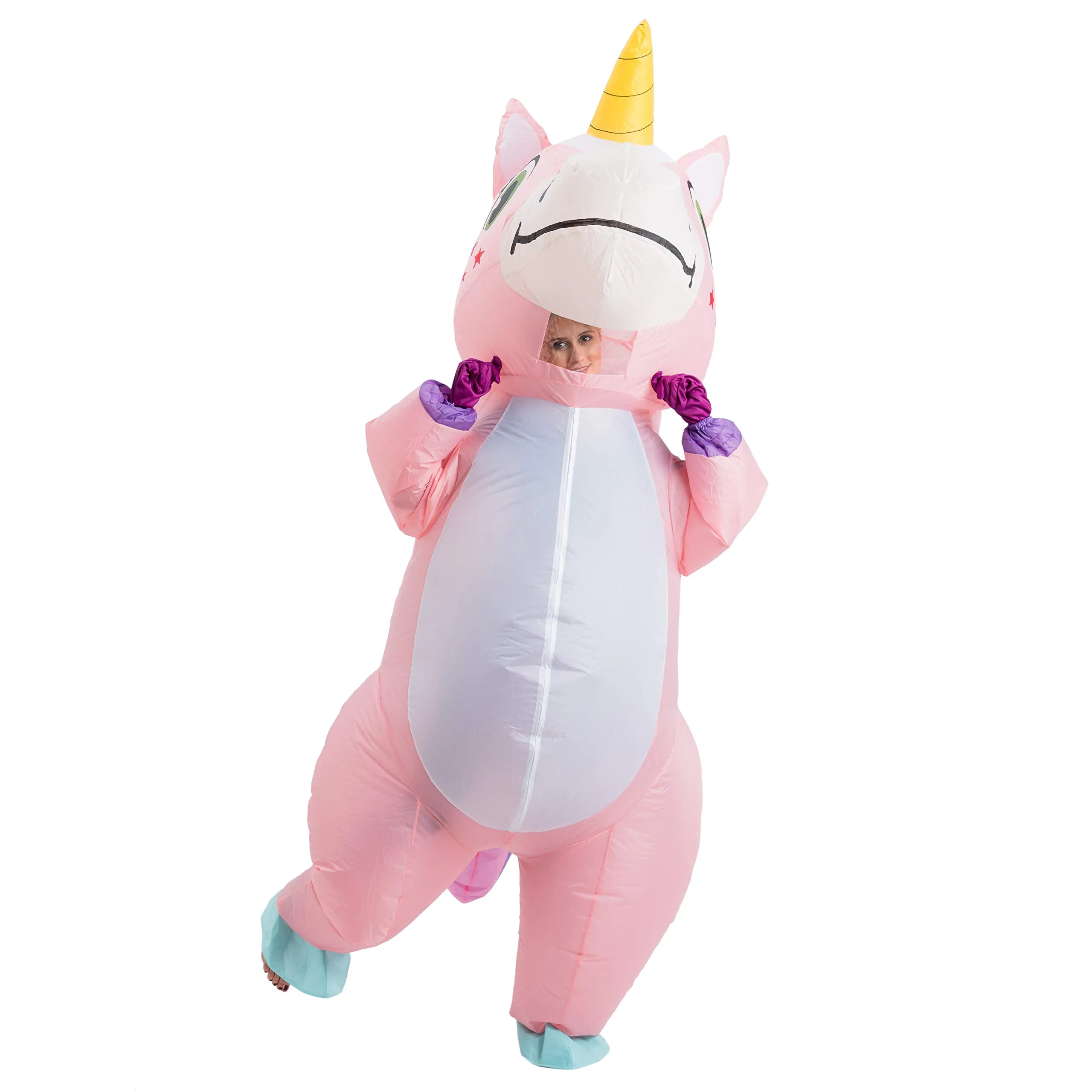 Adult unicorn inflatable animal costumes