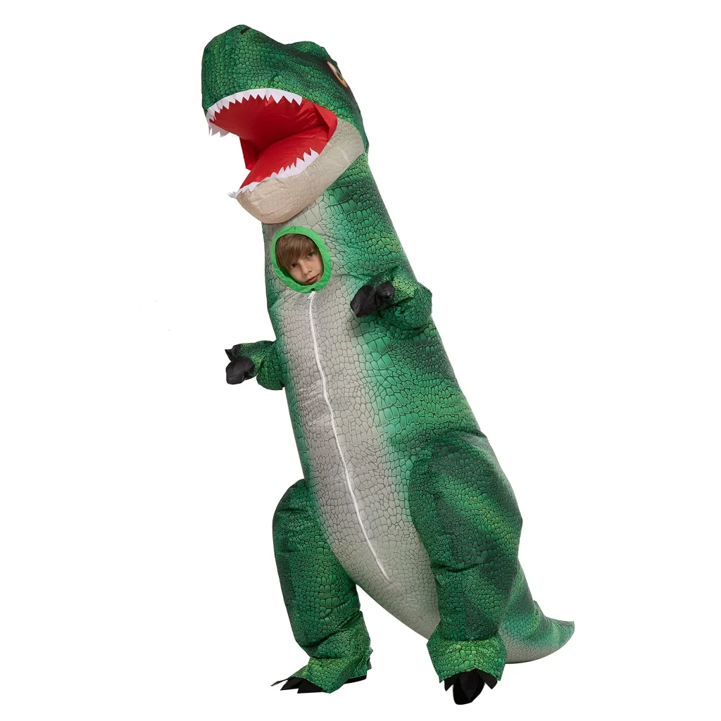 Full Body Dinosaur Blow up Costume KIds