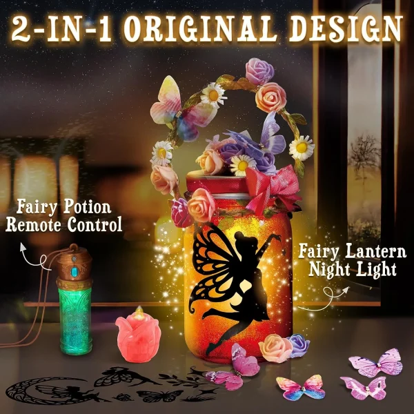 Kids Fairy Lantern Craft Kit with Remote Control