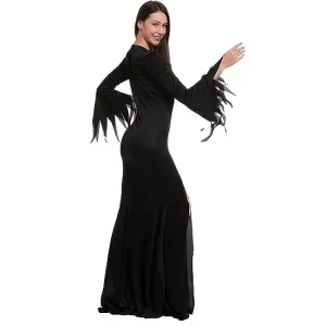Floor Length Halloween Witch Gothic Dress