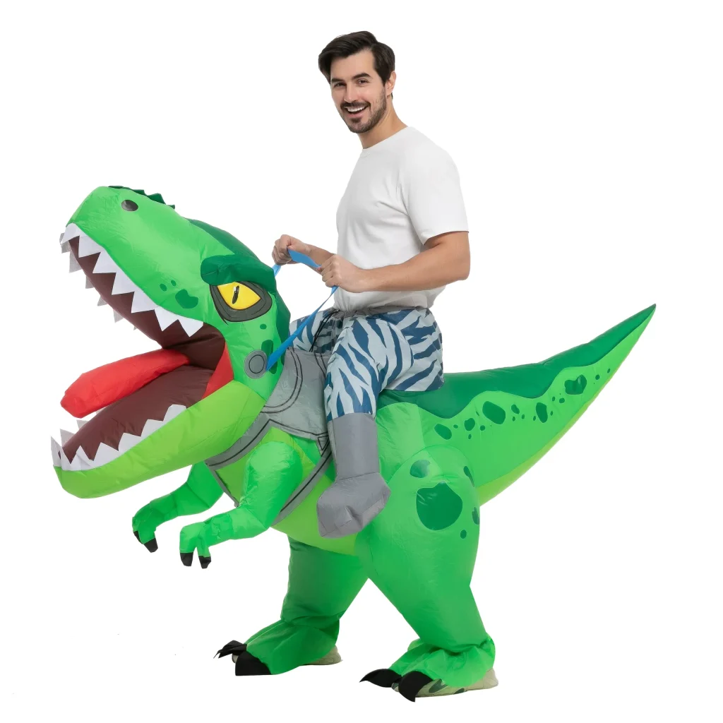 Green Inflatable Dinosaur Costume