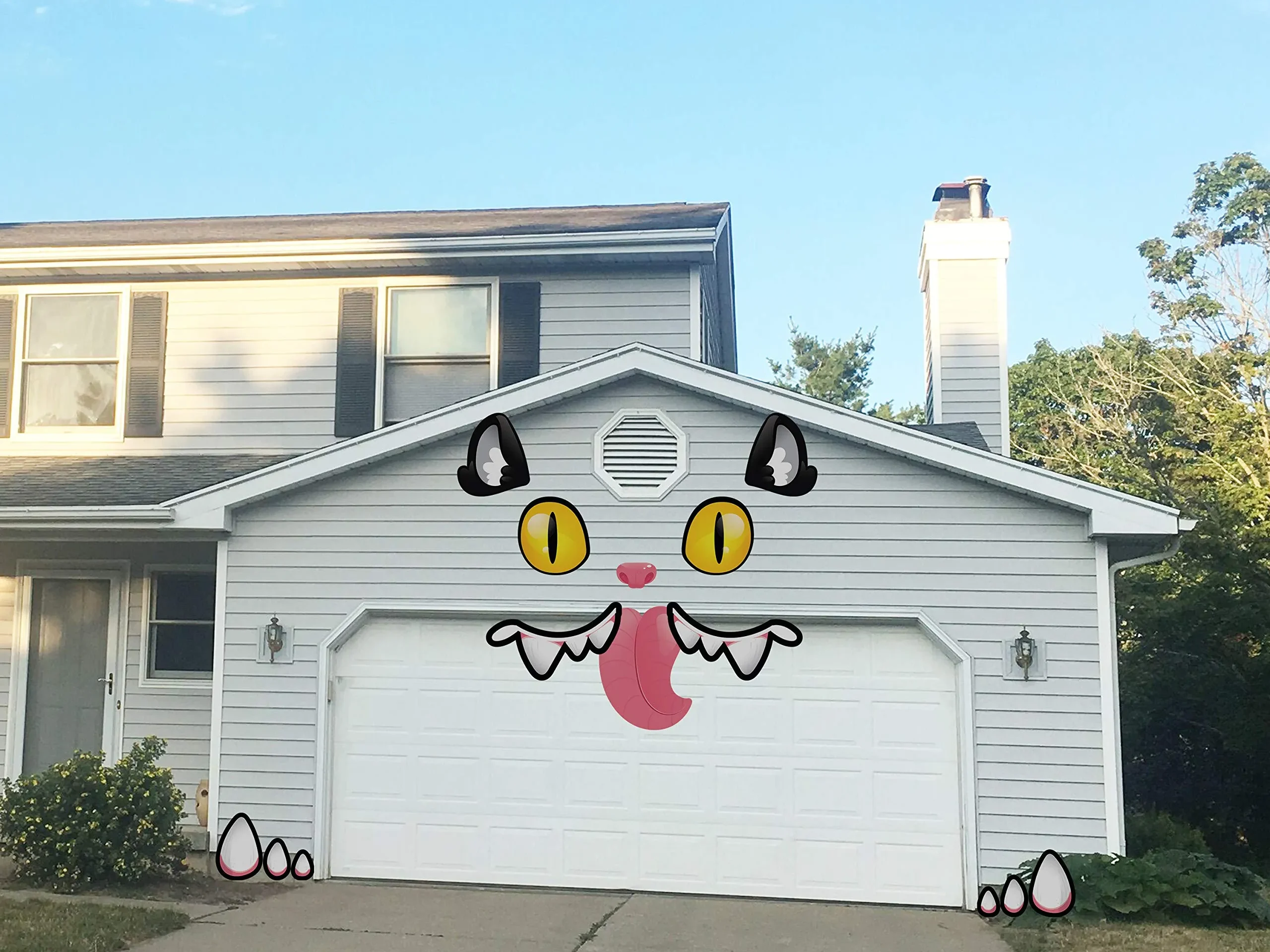 Halloween-Cat-Trunk-or-Treat-Garage-Decoration