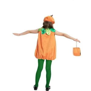 Kids Halloween Costumes Pumpkin Dress