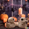 2pcs Halloween Plastic Duck Skeleton Bones 4.5in