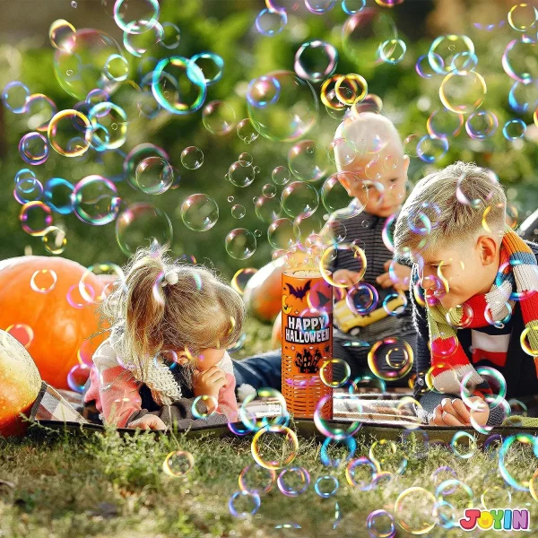 2pcs Kids Halloween Light Up Bubble Machine Toy
