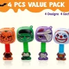 4pcs Kids Halloween Squeeze Toy Tube