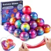 JOYIN Slime Party Favors, 24 Pack Galaxy Slime Ball Party Favors