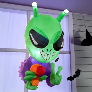 3.6ft Inflatable Alien Halloween Decoration