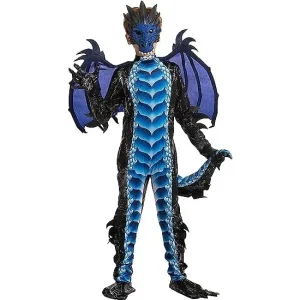 Kids Halloween Wings and Mask Dragon Costume