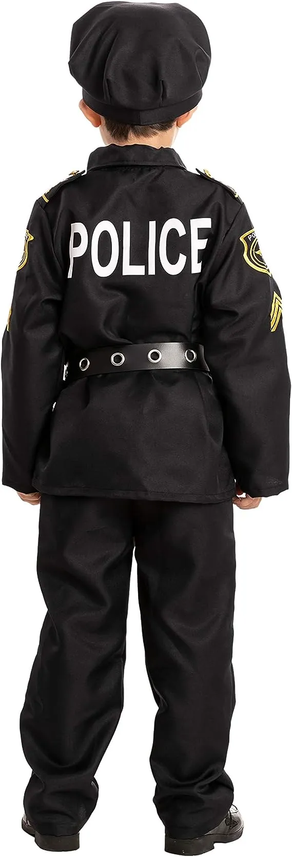 Kids Halloween Police Costume Outfit