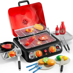 Kids 2pcs Barbecue Grill Playset