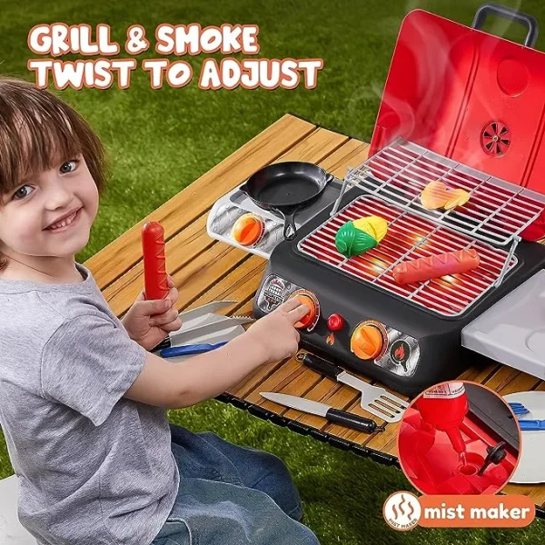 Portable Tabletop Grill Toy Set