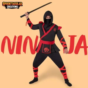 Adult Halloween Deluxe Ninja Costume