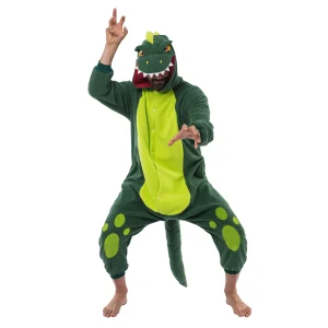 Adult Unisex Plush Dinosaur Jumpsuit