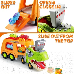 Kids Dinosaur Truck Toy Playset