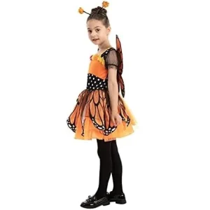 Kids Halloween Monarch Butterfly Costume