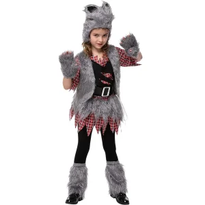 Kids Halloween Wild Werewolf Costume