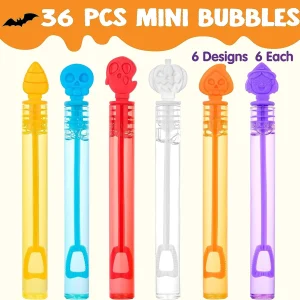 36Pcs Halloween Bubble Wands Mini Bubbles Party Favors for Kids