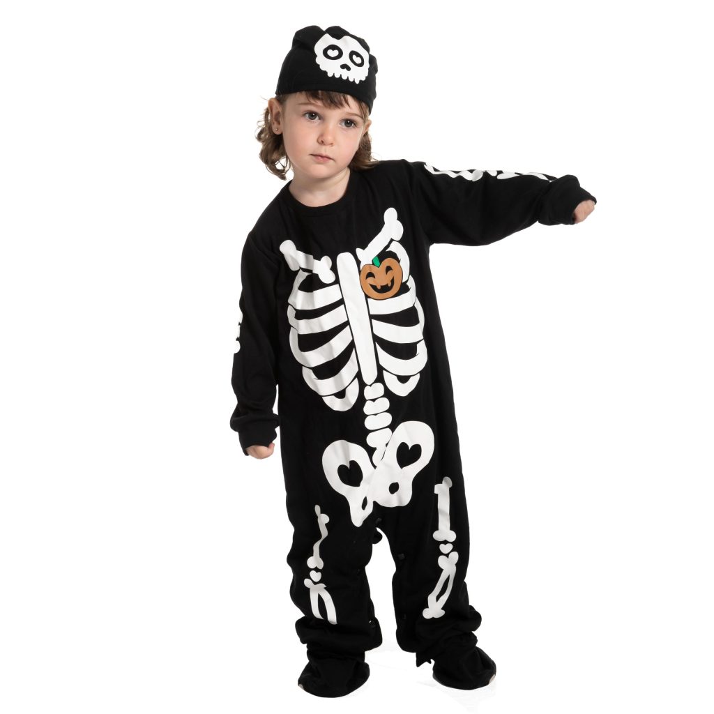 Toddler Skeleton Costume for Halloween