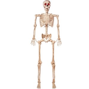 5.6 FT Halloween LED Life-Size Skeleton Full Body Human Bones