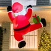 6ft Climbing Santa with Gift Box Inflatable Decoration (4)