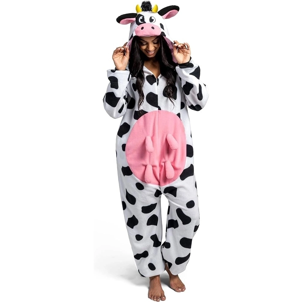 Cow pajamas women halloween