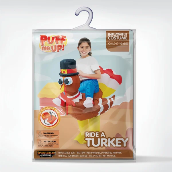 Adult/Child Thanksgiving Turkey Inflatable Costume