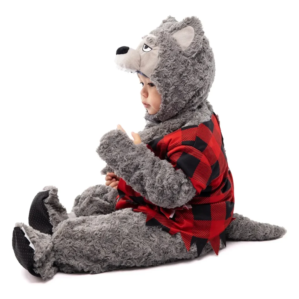 Baby werewolf pajama Halloween costume