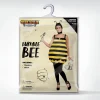 Black and Yellow Bee One-Piece Hood Costume for Women