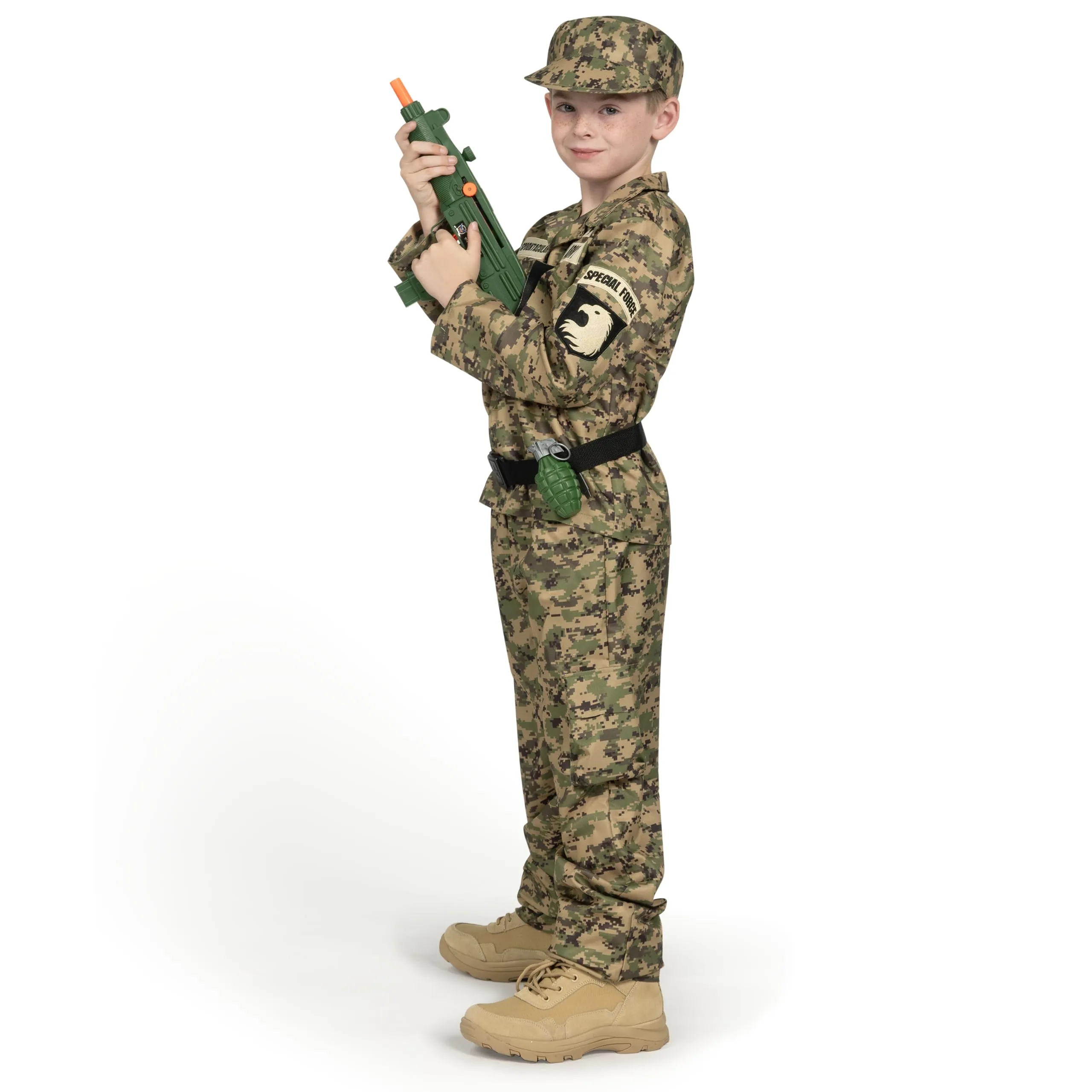 Best Kids Green Army Soldier Costume