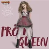 Kids Dark Prom Queen Halloween Costume