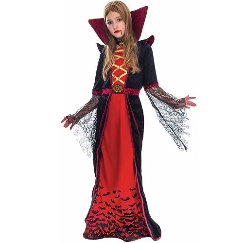 Girls Vampire Costume for Halloween 