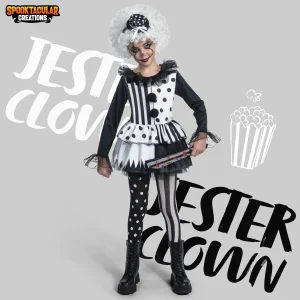 Girls Killer Clown Costume