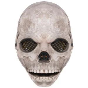 Halloween Skull Mask with Moving Jaw