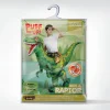 Inflatable Dinosaur Costume Riding a Raptor